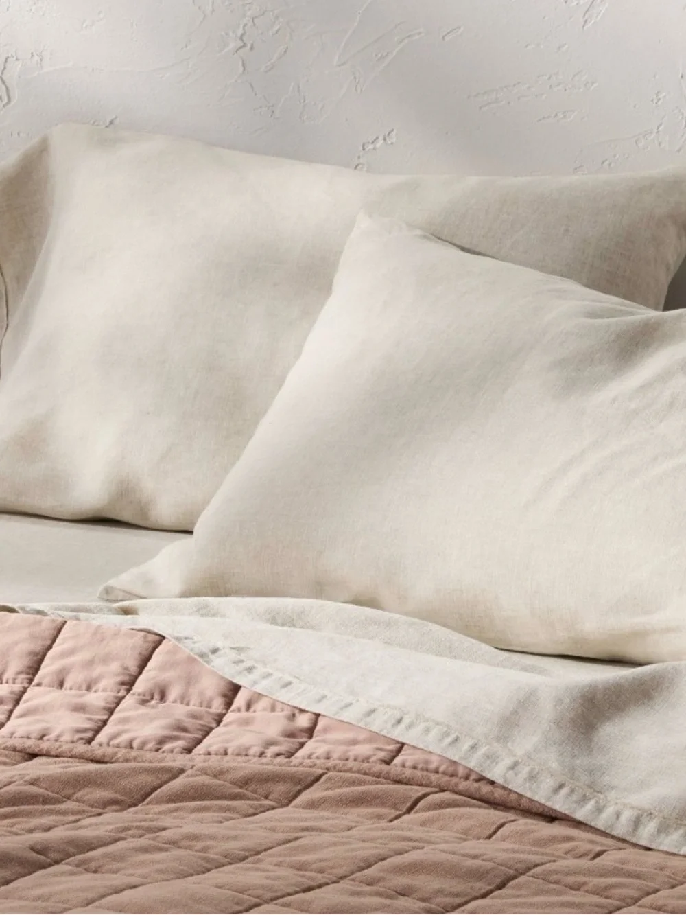 King 100% Linen Pillowcases Natural - Casaluna™